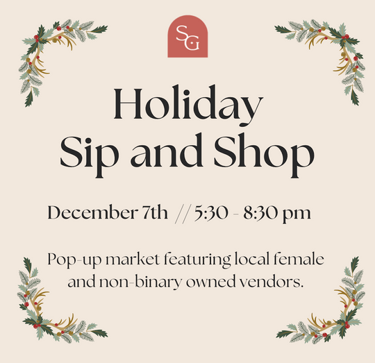 Small Gods Holiday Sip and Shop