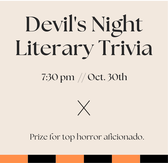 Devil's Night Literary Trivia