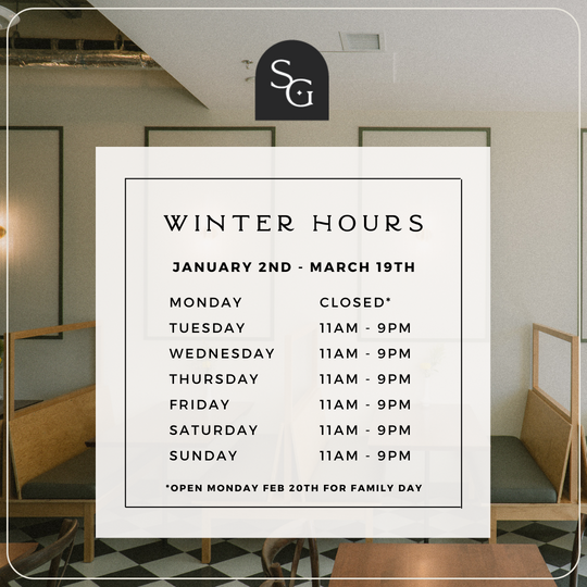 Small Gods 2023 Winter Hours